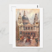 St. Paul's Cathedral in het Briefkaart van Londen (Voorkant / Achterkant)