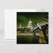 St Paul's Cathedral, Londen Bedankkaart (Voorkant / Achterkant)