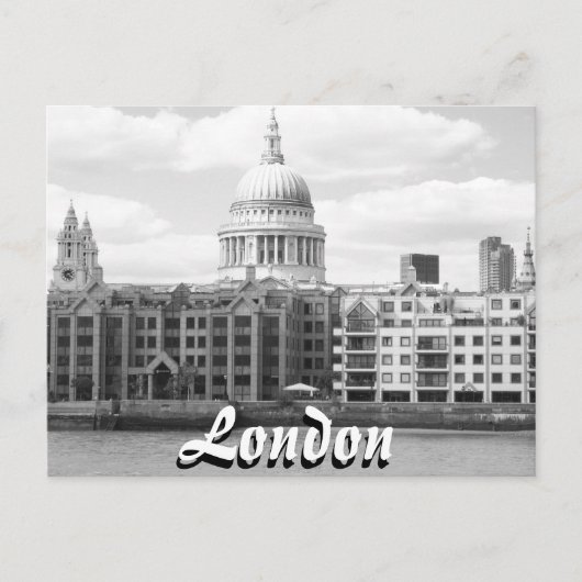 St Pauls cathedral Londen  briefkaart (Voorkant)