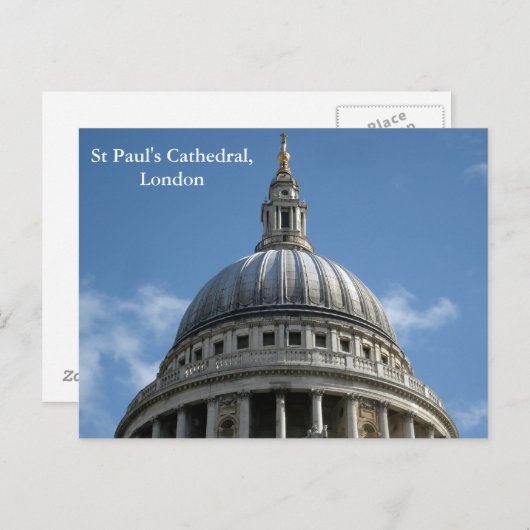 St Paul's Cathedral, Londen Briefkaart (Voorkant / Achterkant)