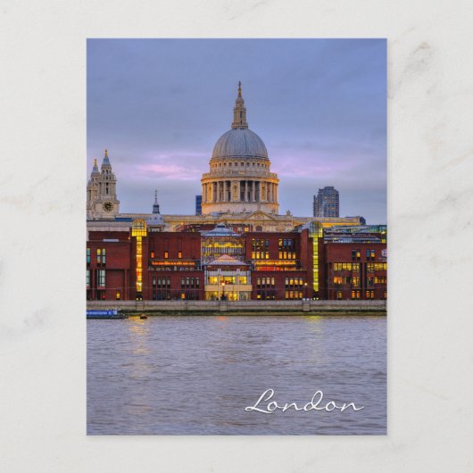 St. Paul's Cathedral Londen Briefkaart Verenigd Ko (Voorkant)