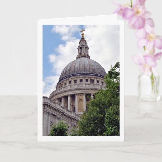 St Paul's Cathedral, Londen, Engeland, Kaart (Orchidee)