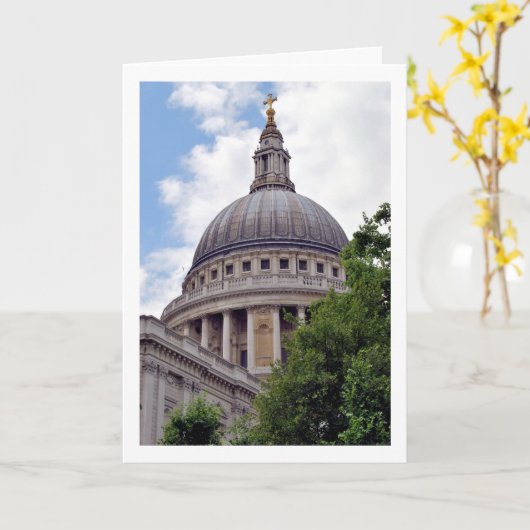 St Paul's Cathedral, Londen, Engeland, Kaart (Gele Bloem)