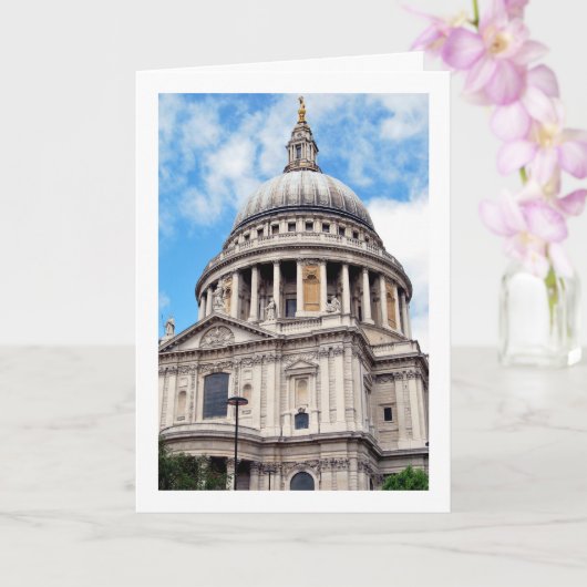 St Paul's Cathedral, Londen, Engeland, Kaart (Orchidee)