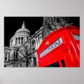 St. Paul's Cathedral Londen Engeland Poster (Voorkant)