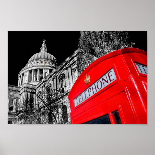 St. Paul's Cathedral Londen Engeland Poster (Voorkant)