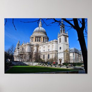 St. Paul's Cathedral Londen Engeland Poster