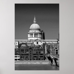 St Pauls Cathedral Londen Engeland Verenigd Konink Poster