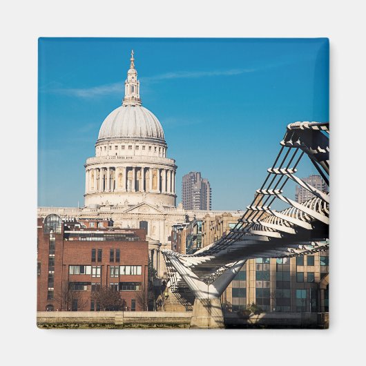 St Paul's Cathedral Londen Koelkast Magneet (Voorkant)