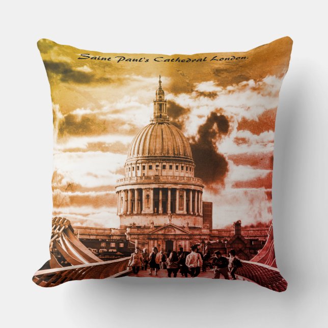 St Paul's Cathedral Londen. Kussen (Voorkant)