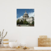 St. Pauls-Cathedral-Londen Poster (Keuken)