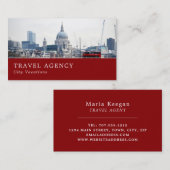St Paul's Cathedral, London City, Travel Agent Visitekaartje (Voorkant / Achterkant)