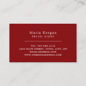 St Paul's Cathedral, London City, Travel Agent Visitekaartje (Achterkant)