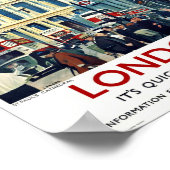  St Paul's Cathedral London Travel Poster (Hoek)