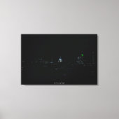 St Paul's Cathedral London, UK Cityscape Canvas Afdruk (Voorkant)