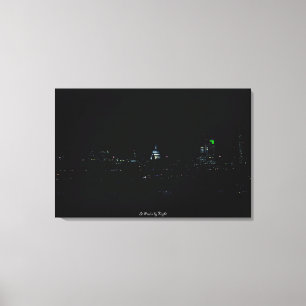 St Paul's Cathedral London, UK Cityscape Canvas Afdruk