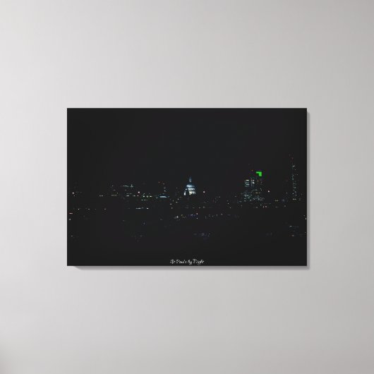 St Paul's Cathedral London, UK Cityscape Canvas Afdruk (Voorkant)