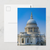 St.Paul's Cathedral London, Verenigd Briefkaart (Voorkant / Achterkant)