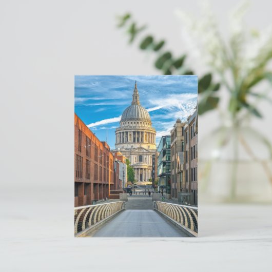 St.Paul's Cathedral London, Verenigd Briefkaart (Staand voorkant)