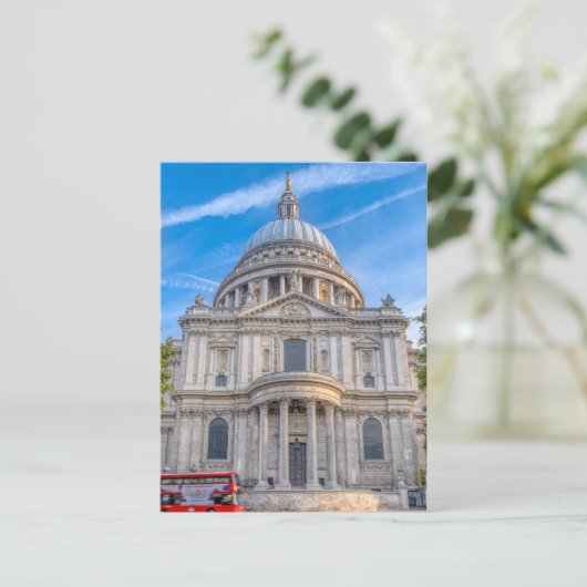 St.Paul's Cathedral London, Verenigd Briefkaart (Staand voorkant)