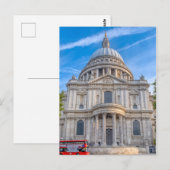 St.Paul's Cathedral London, Verenigd Briefkaart (Voorkant / Achterkant)