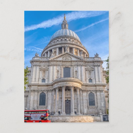 St.Paul's Cathedral London, Verenigd Briefkaart (Voorkant)
