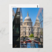 St.Paul's Cathedral London, Verenigd Briefkaart (Voorkant / Achterkant)