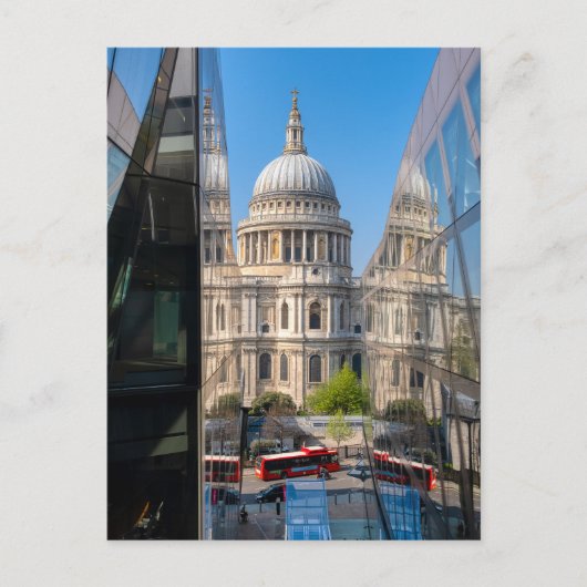 St.Paul's Cathedral London, Verenigd Briefkaart (Voorkant)