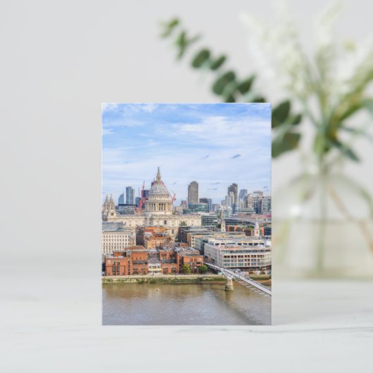 St.Paul's Cathedral London, Verenigd Briefkaart (Staand voorkant)