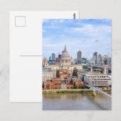 St.Paul's Cathedral London, Verenigd Briefkaart (Voorkant / Achterkant)