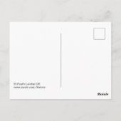 St.Paul's Cathedral London, Verenigd Briefkaart (Achterkant)