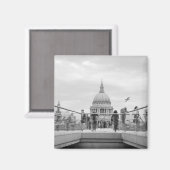 St. Paul's Cathedral Magneet: Londen Magneet (Voorkant / Achterkant)