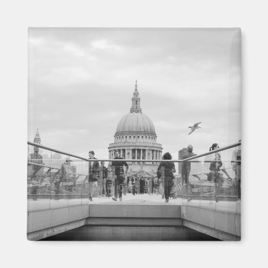 St. Paul's Cathedral Magneet: Londen Magneet (Voorkant)