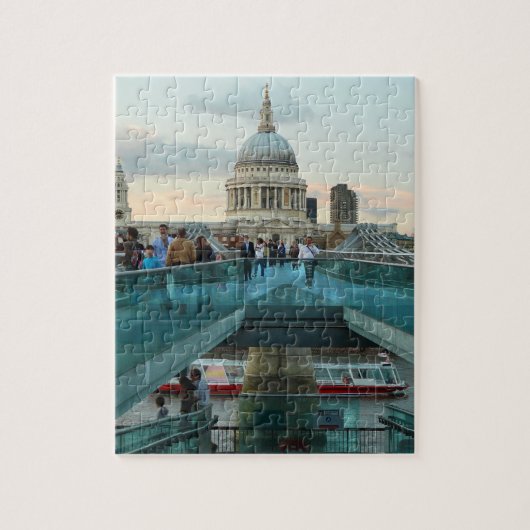St. Paul's Cathedral Millennium Bridge London Legpuzzel (Verticaal)