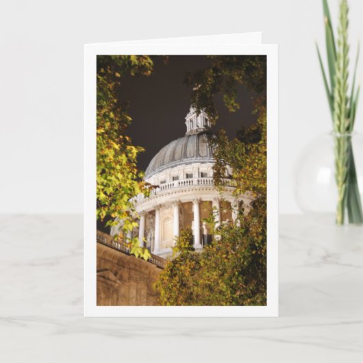 St Paul's Cathedral 's Nachts, Londen, Engeland Kaart (Voorkant)