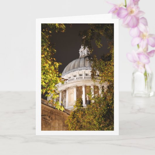 St Paul's Cathedral 's Nachts, Londen, Engeland Kaart (Orchidee)