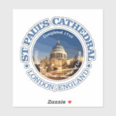 St Paul's Cathedral Sticker (Vel)