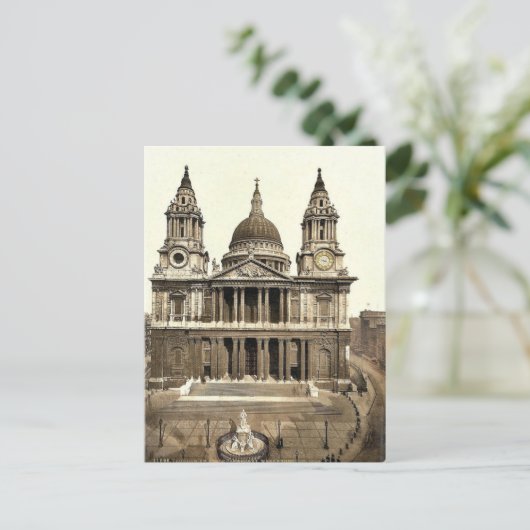 St. Paul's Cathedral, West Front, Londen, Engeland Briefkaart (Staand voorkant)