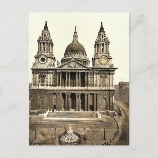 St. Paul's Cathedral, West Front, Londen, Engeland Briefkaart (Voorkant)