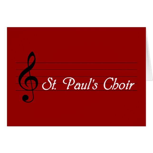 St. Paul's Choir (Voorkant Horizontaal)