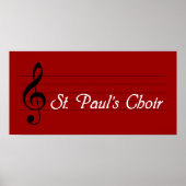 St. Paul's Choir Poster (Voorkant)