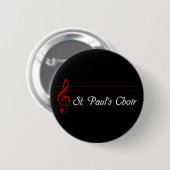St. Paul's Choir Ronde Button 5,7 Cm (Voorkant /achterkant)