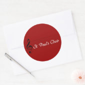 St. Paul's Choir Ronde Sticker (Envelop)