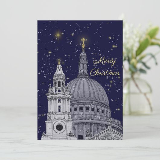 St Paul's Christmas Kaart (Staand voorkant)