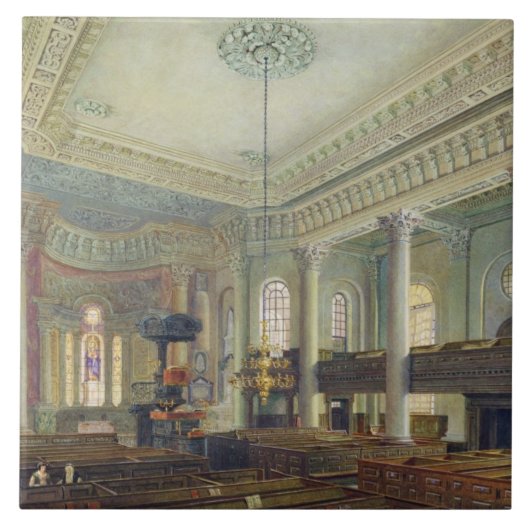 St. Paul's, Deptford (m/v op papier) Tegeltje (Voorkant)