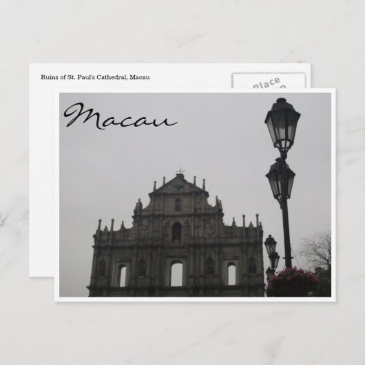 st pauls grijs briefkaart (Voorkant / Achterkant)