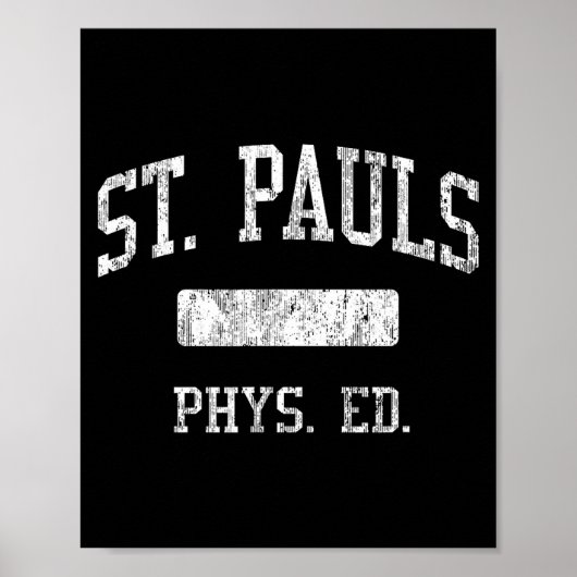 St. Pauls High School Hs Saint Pauls Nc Phys Ed Poster (Voorkant)