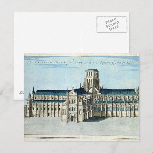 St. Paul's kathedraal Briefkaart (Voorkant / Achterkant)