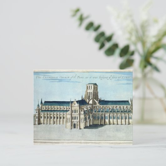St. Paul's kathedraal Briefkaart (Staand voorkant)