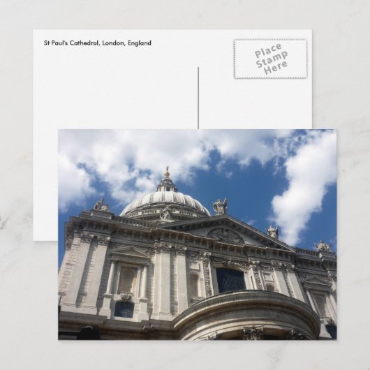 st pauls kathedraal briefkaart (Voorkant / Achterkant)